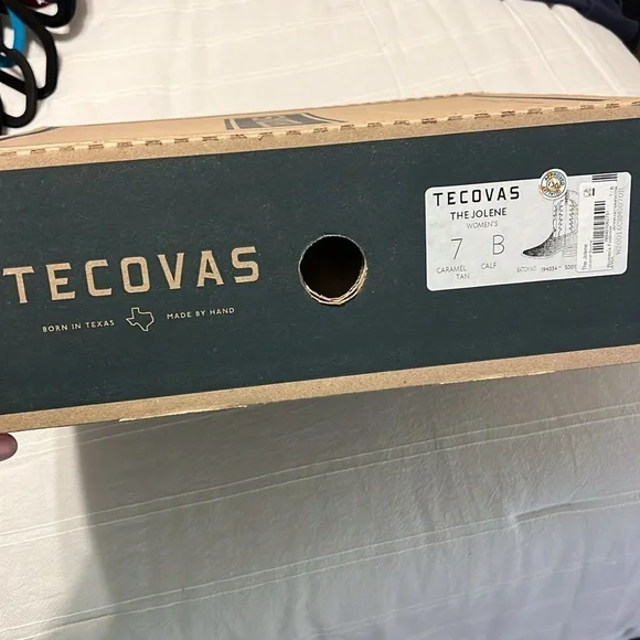 Tecovas Brown and Cream Ankle Boots - Picture 9 of 9